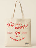 Rejoice in the Lord Tote Bag