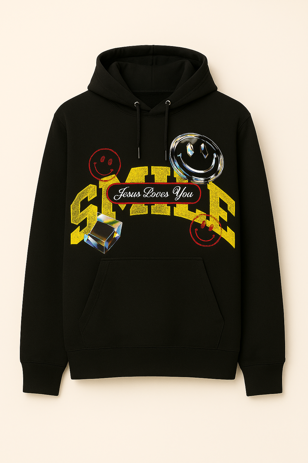Jesus Loves You Smile Hoodie